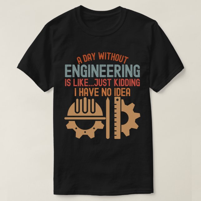 Camiseta Engenharia Engraçada, Cotações de Engenharia (Frente do Design)