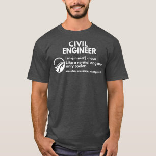 Camiseta Engenharia Engraçada De Definição De Engenheiro