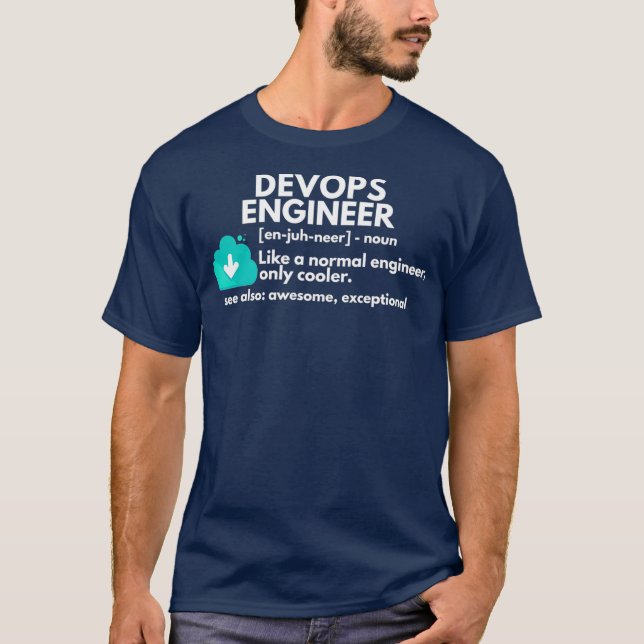 Camiseta Engenharia Engraçada de Definição de Engenheiro De (Frente)