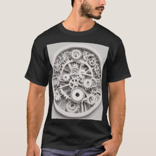 Camiseta Engenharia Estrutural Engrenagens Mecânico Engenhe