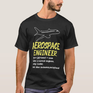 Camiseta Engenharia Funny de Definição de Engenheiro Aeroes