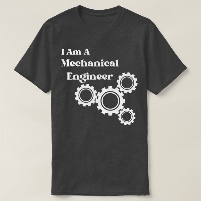 Camiseta Engenharia mecânica (Frente do Design)