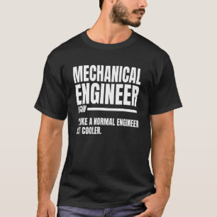 Camiseta Engenharia Mecânica de Definição de Engenheiros Me