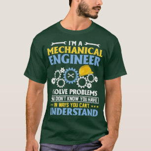 Camiseta Engenharia Mecânica Eu Sou Um Engenheiro Mecânico