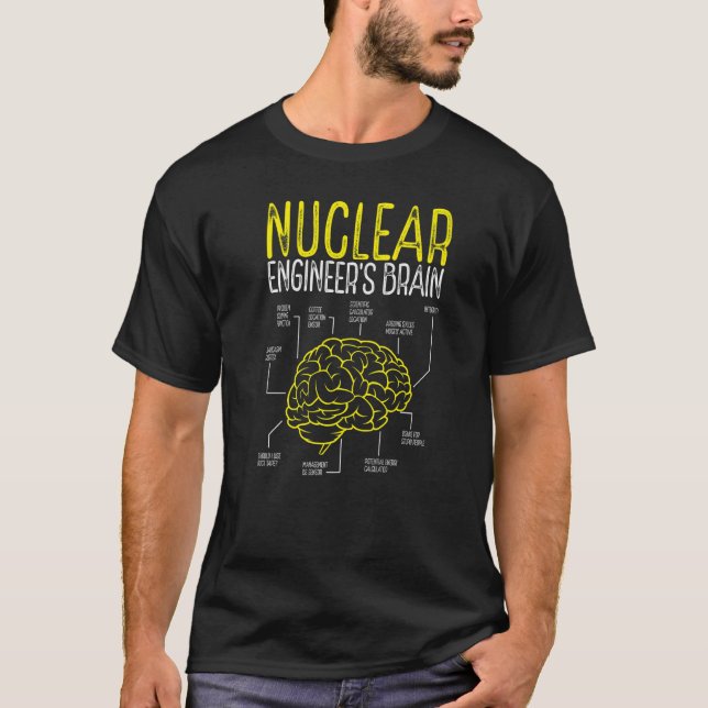 Camiseta Engenharia Nuclear Engenharia Nuclear De Urânio De (Frente)