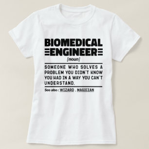 Camiseta Engenharia Personalizada do Novo Engenheiro Bioméd