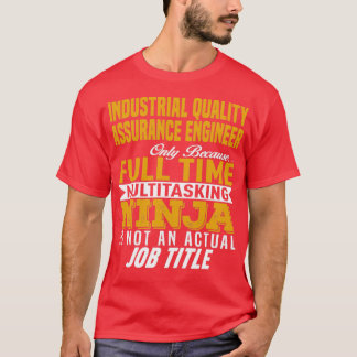 Camiseta Engenheiro 1 de Garantia da Qualidade Industrial