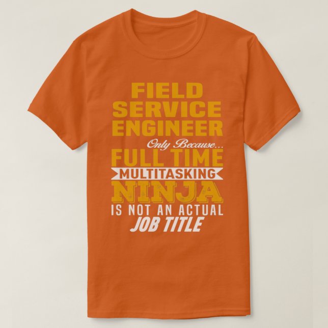 Camiseta Engenheiro 1 do Field Service (Frente do Design)