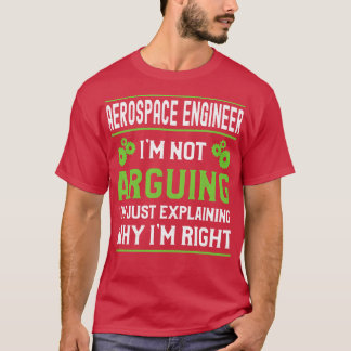 Camiseta Engenheiro aeroespacial