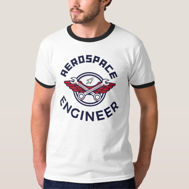 Camiseta Engenheiro aeroespacial (Frente)
