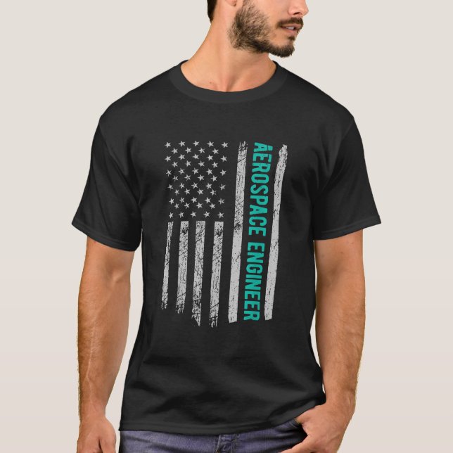Camiseta Engenheiro aeroespacial engraçado para presentes d (Frente)