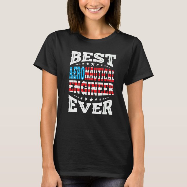Camiseta Engenheiro Aeronáutico 4 De Julho Usa Ameri (Frente)