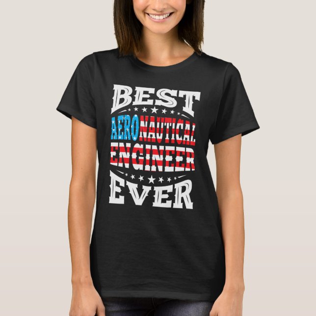 Camiseta Engenheiro Aeronáutico 4 De Julho Usa Ameri (Frente)