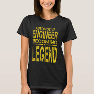 Camiseta Engenheiro Automóvel Uma Legenda