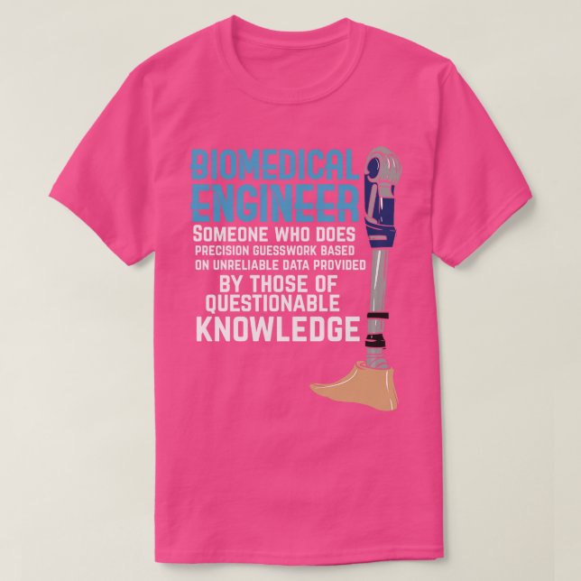 Camiseta Engenheiro biomédico (Frente do Design)