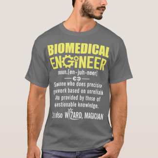 Camiseta Engenheiro Biomédico Nova Definição Engraçada