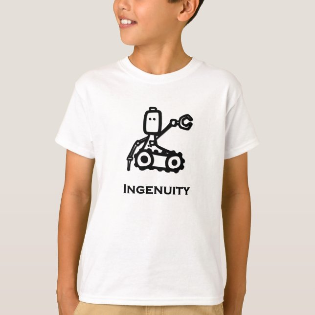 Camiseta Engenheiro Bot Ingenuity (Frente)