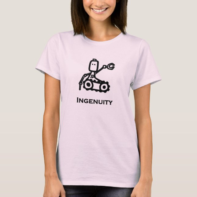 Camiseta Engenheiro Bot Ingenuity (Frente)