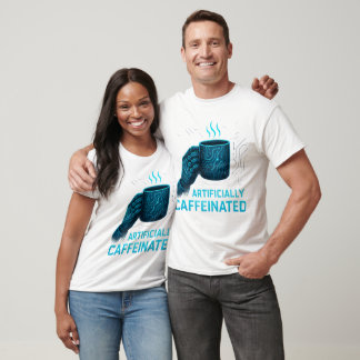Camiseta "Engenheiro cafeinado - Design geométrico para Caf