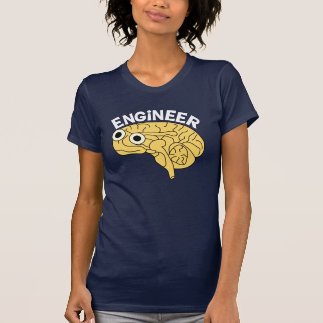 Camiseta Engenheiro cerebral (Frente)