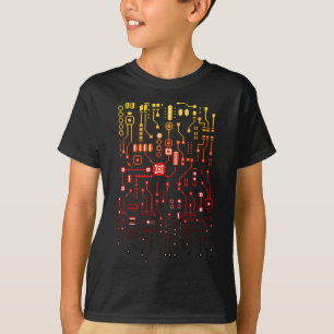 Camiseta Engenheiro Circuito de computador Conselho Engenha