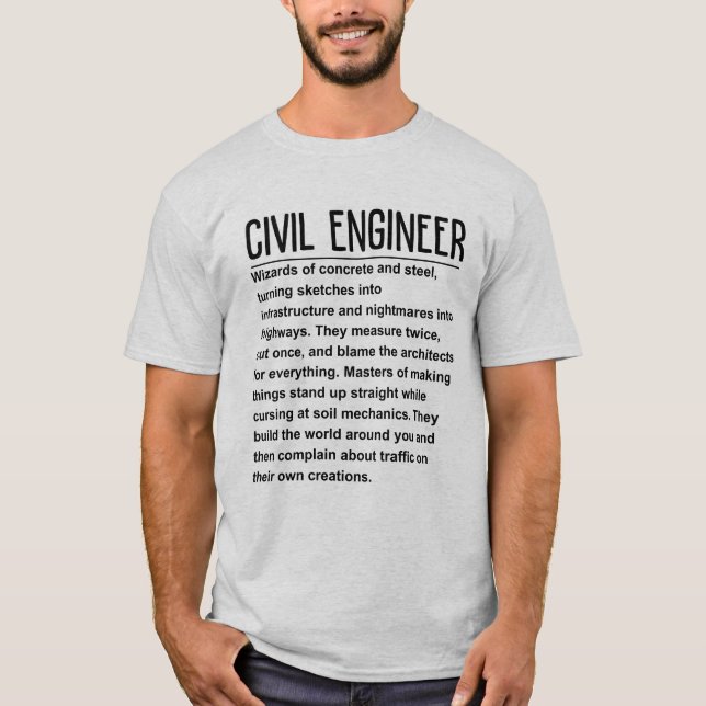 Camiseta Engenheiro Civil (Frente)