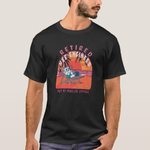 Camiseta Engenheiro Civil Aposentado Vintage Aposentadoria
