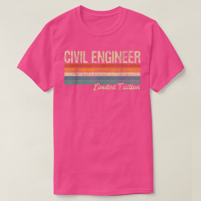 Camiseta Engenheiro Civil Ltd EditionBridge Builder Enginee (Frente do Design)