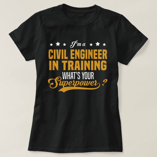 Camiseta Engenheiro Civil na Formação (Frente do Design)