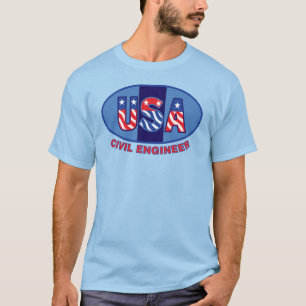 Camiseta Engenheiro Civil Patriota