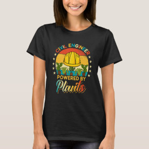 Camiseta Engenheiro Civil Plantas Retro Engenheiro Civil M
