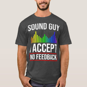 Camiseta Engenheiro de áudio Cara de som Música de engenhar