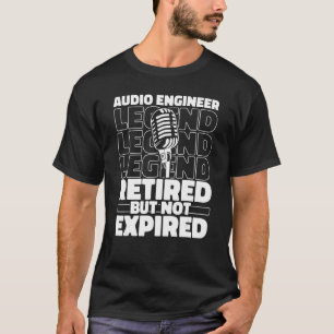 Camiseta Engenheiro de áudio - Som Studio do produtor apose
