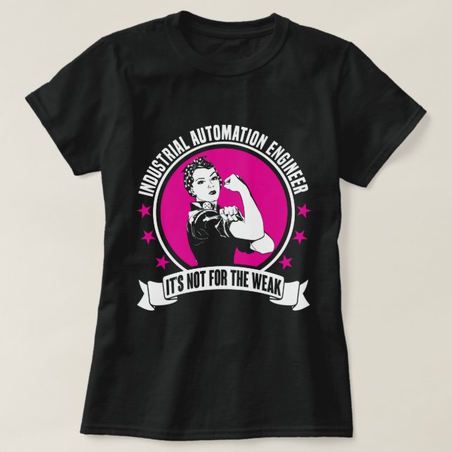 Camiseta Engenheiro de Automação Industrial (Frente do Design)