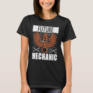 Camiseta Engenheiro de Carro a Diesel Consertando Mecânico