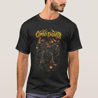 Camiseta Engenheiro de Combate | Metal Militar Escuro Cavei