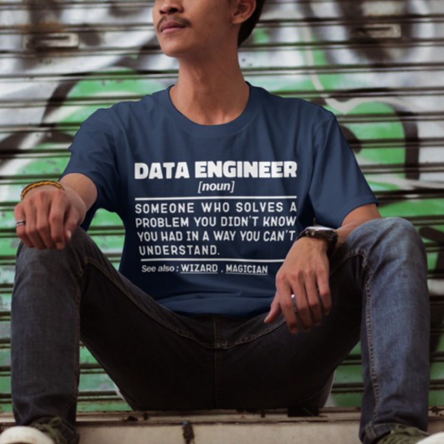 Camiseta Engenheiro de dados Novo especialista em computaçã (Criador carregado)