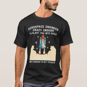 Camiseta Engenheiro de Definição de Engenheiro Aeroespacial