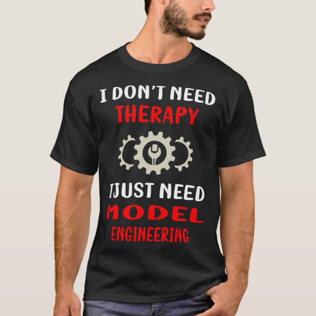 Camiseta Engenheiro de Engenharia sem Modelo de Terapia (Frente)