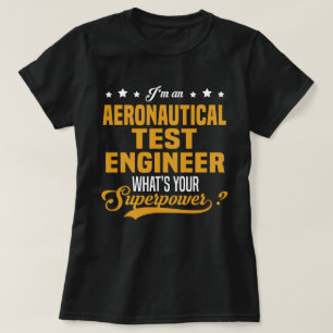 Camiseta Engenheiro de ensaio aeronáutico