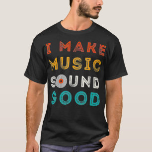 Camiseta Engenheiro De Gravação De Áudio De Produtor De Mús