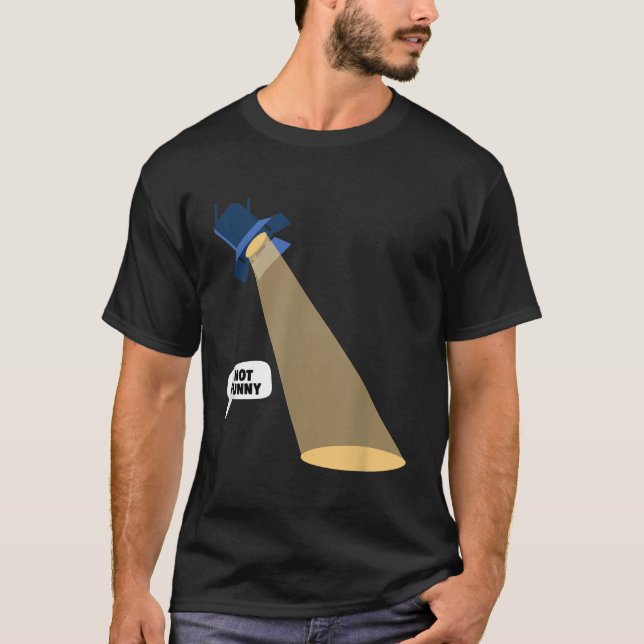 Camiseta Engenheiro de Iluminação de Concertação de Evento  (Frente)