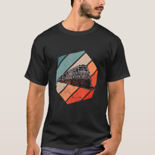 Camiseta Engenheiro De Locomotivas Da Estrada De Ferro Retr