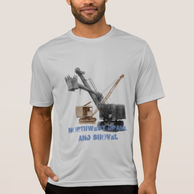 Camiseta Engenheiro de operação da grua e pá do Noroeste (Frente)