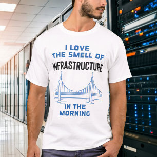Camiseta Engenheiro de Pontes de Engenharia Civil Engraçado