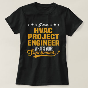 Camiseta Engenheiro de Projeto HVAC