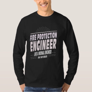 Camiseta Engenheiro de proteção contra incêndios