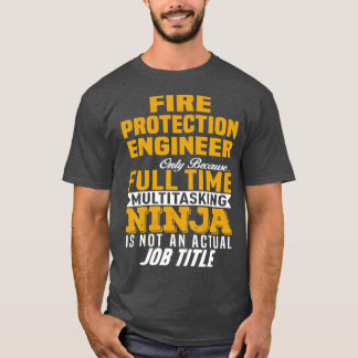 Camiseta Engenheiro de proteção contra incêndios