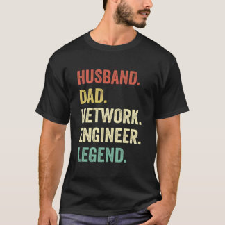 Camiseta Engenheiro de Rede Dada Marido Especialista em Red