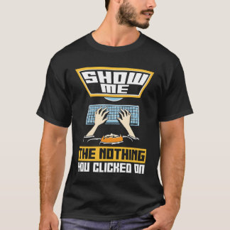 Camiseta Engenheiro de Rede Me Mostra Nada Cibersegurança v